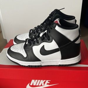 Nike Dunk High Black White Women 6.5 / Men 5